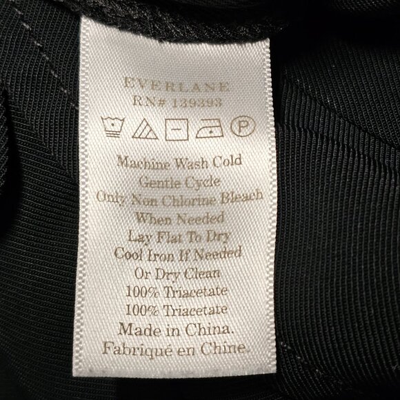 Everlane The Ultimate Crop Jumpsuit Women's Size 4 Black Wide Leg - Picture 14 of 14